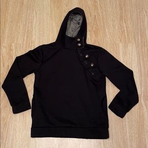 Zhelin MENS quarter zip up hoodie